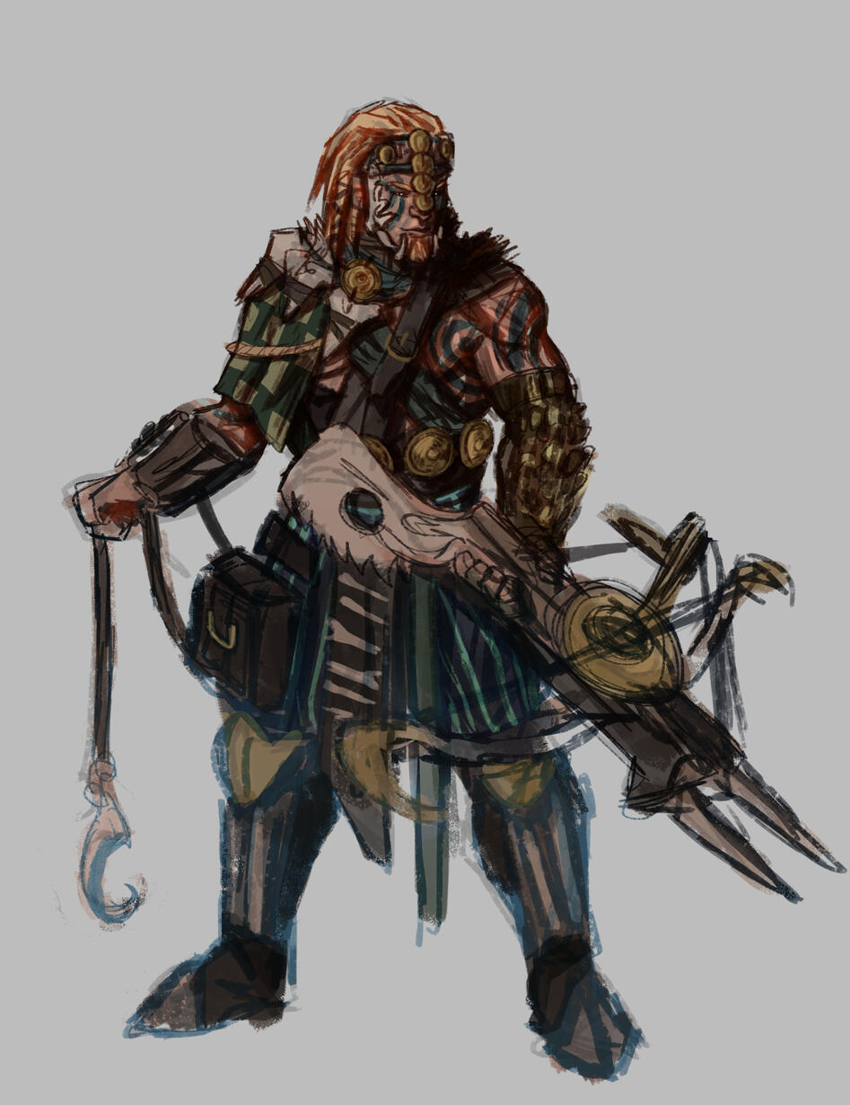 sketch color fullbody