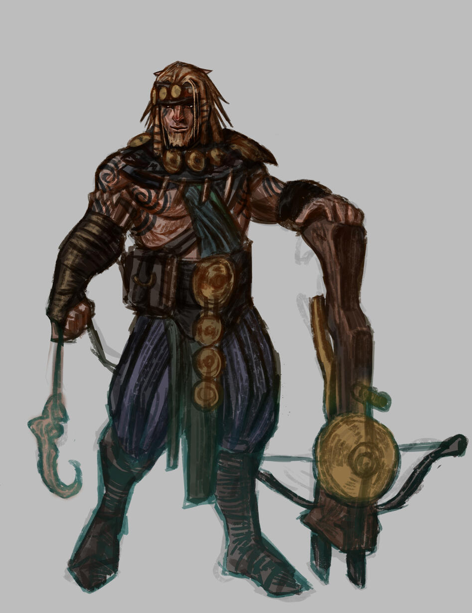 sketch color fullbody